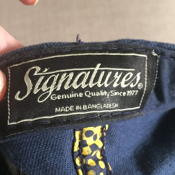 UNIVERSITY OF MICHIGAN UM HAT CAP BLUE LOW PROFILE ADJUSTABLE FIT DAD HAT - Picture 4 of 4